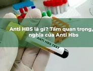 Anti Hbs Là Gì